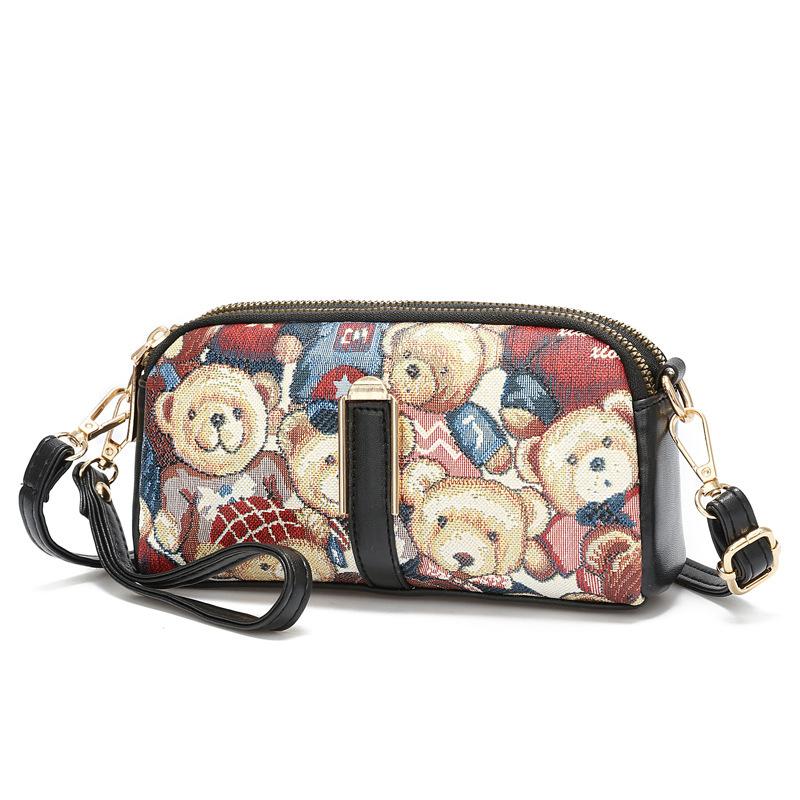 Women Hand Bag Danny Bear Female Bag Mobile Phone Coin Purse Crossbody Bag