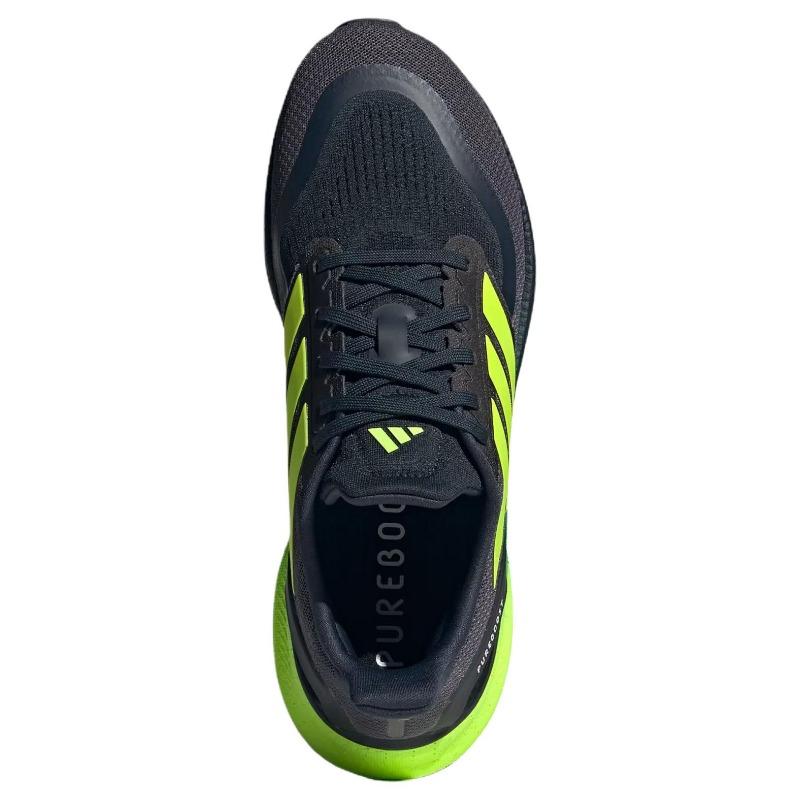 adidas PUREBOOST 5 men low-top casual running shoes black-green JH6446