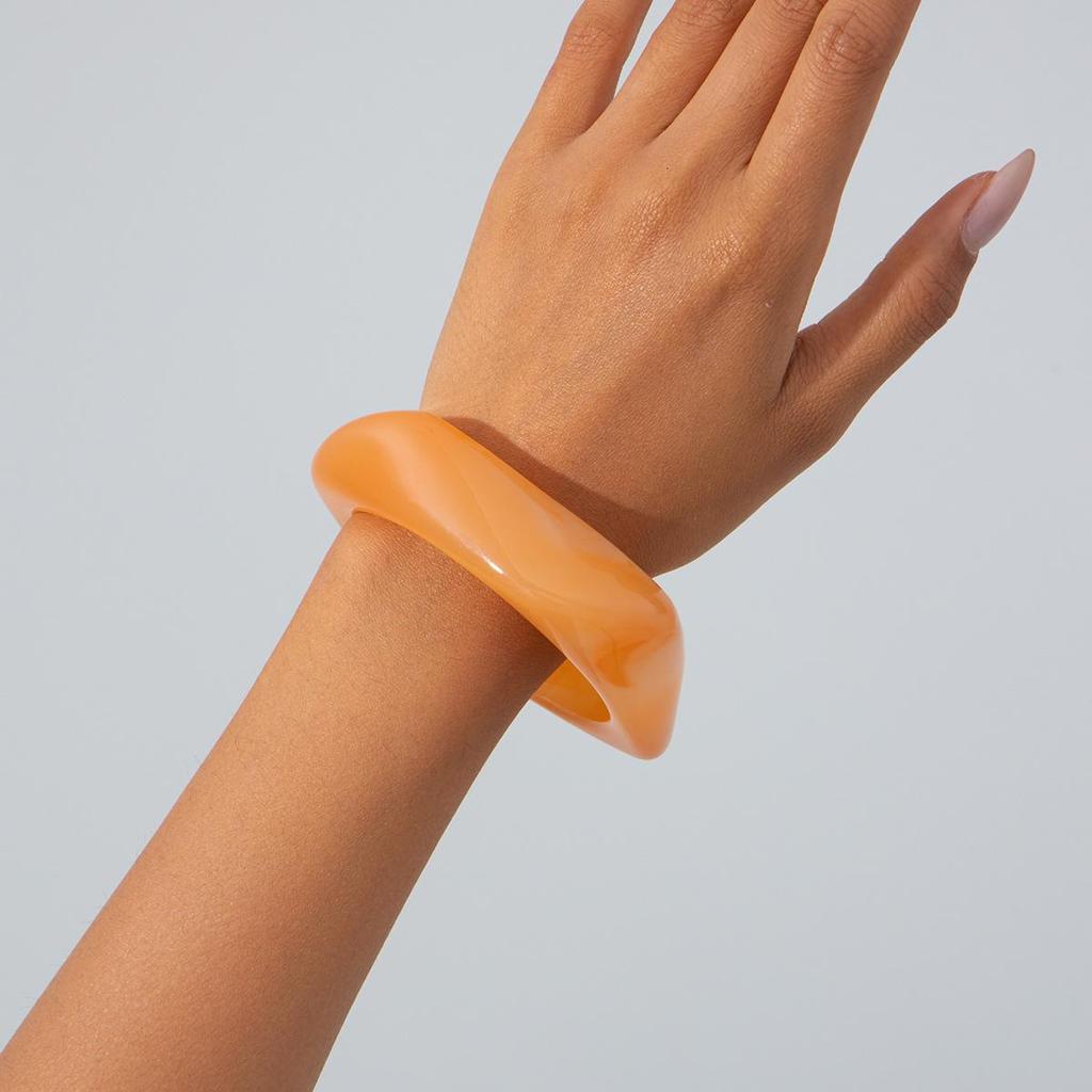 Винтажный многоугольный полупрозрачный браслет из черепахового панциря - европейский и американский трансграничный дизайн