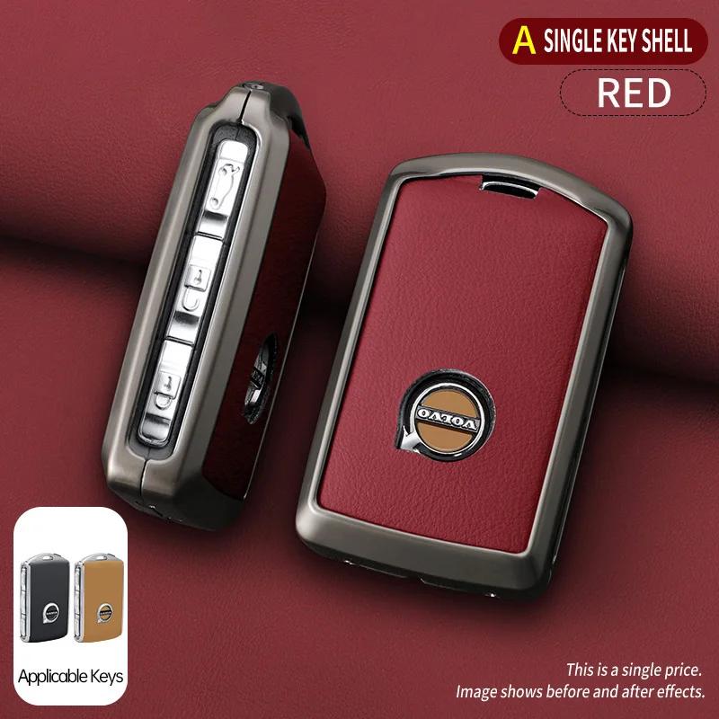 Zine Alloy Car Key Case Shell Cover For Volvo XC60 XC40 XC90 S90 V60 S60 V90 T5 T6 T8 Polestar 1 Polestar 2 Protection Accessory