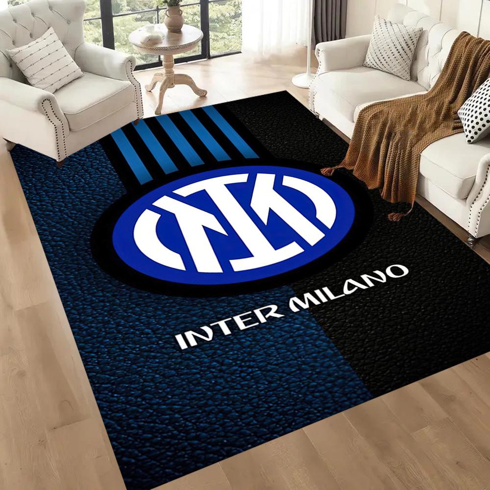 Inter Milan Floor Rug Office Rug Design For Dormitory Decorate Room Study Room Playrooms Antislip Rug Anime Office Decor Perfect Gift For Womenmen