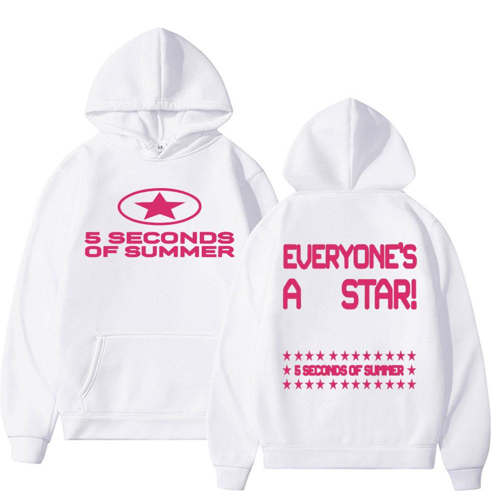 5 Seconds of Summer Everyone's A Star Мировой Тур Худи Женские Харадзюку Хип-Хоп Уличные Свитшоты Лонгсливы
