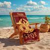 Personalized customized proof beach towel with SPQR logo pattern - soft, absorbent,quick-drying,perfect swimming,camping&bathing