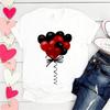 Летняя спортивная одежда, белые топы, Roupas Femininas, милое сердце, кавайный мультяшный принт, простая женская футболка, модная панк-футболка с коротким рукавом