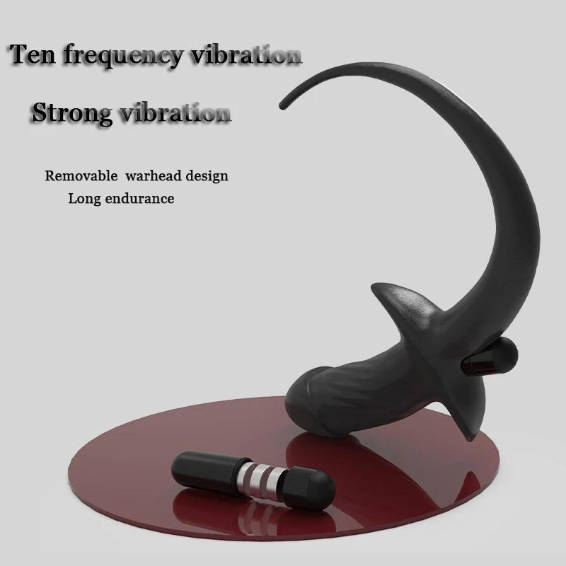 Вибраторы для собачьего хвоста для женщин Анальная пробка для мужчин Геи Анальные пробки Анималистические дилдо Автоматические качающиеся игрушки Эротические парные секс-игры Взрослые