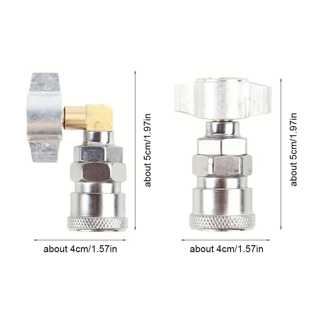 1Pcs Metal Quick Connector Silver Air Tank Adapter Durable Truck Dust Blower Parts Pipe Fitting