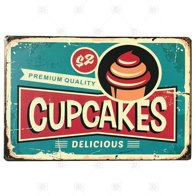 Винтажные металлические жестяные вывески для папы, барбекю, гамбургера, хот-дога, пиццы, картофеля фри, кекса, мороженого, фаст-фуда, Настенный декор для кухни, кафе, закусочной