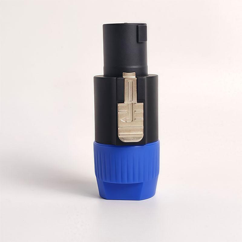 20PCS NL4FC Compatible 4-Pin Speaker Connector, Twist Lock Speakon Plug with Metal Housing for PA Audio and Speaker Cable