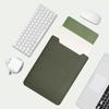 Non-Magnetic Laptop Sleeve - Compact Durable Synthetic PU Case With Rolling Function For Computer Laptop Bag