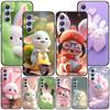Милый Кролик в Фиолетовой Шляпе Чехол для Samsung Galaxy A51 A53 A54 A31 A52 A12 A13 A21s A22 A32 A11 A22 A33 A41 ТПУ Чехол для Телефона