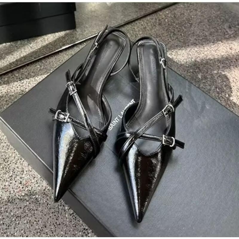 New Style Women's Jeans Heeled Sandals Pointed High Heel Office Lady Shoes Beautiful Women High Heel Shoes Sandals Zapatos Mujer