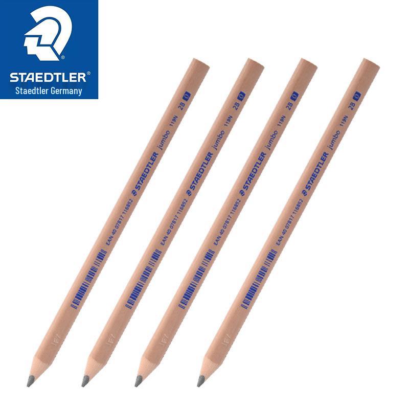 STAEDTLER Экологичный трехгранный карандаш HB/2B в деревянном корпусе.