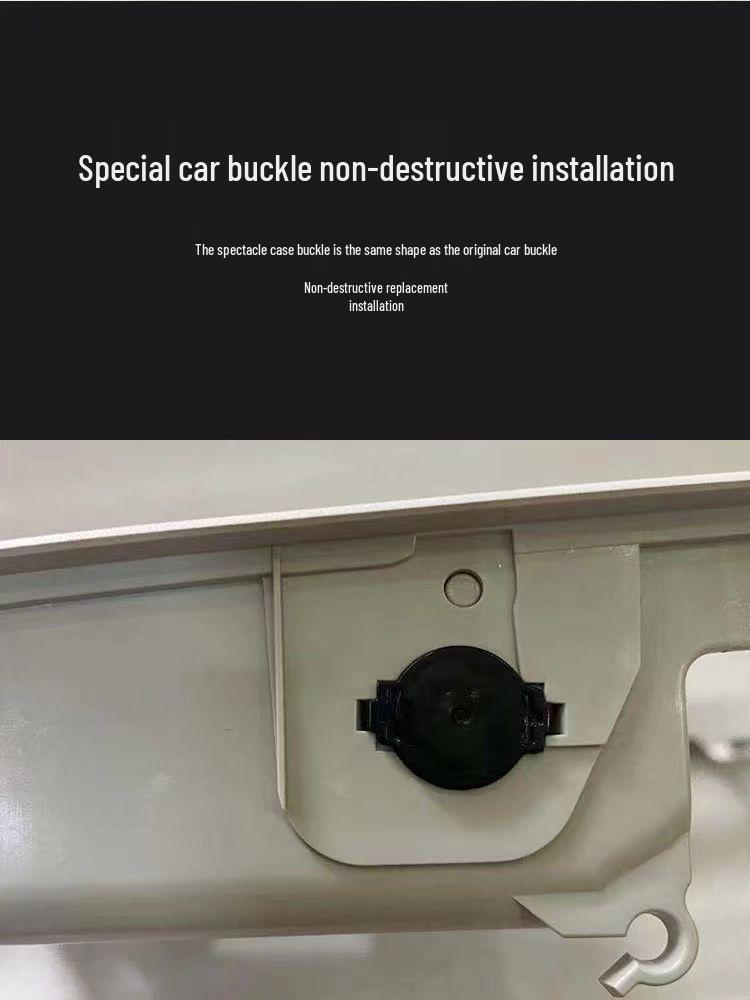 15-18 Lavida Roof Glasses Holder with Frame Storage - Gray Beige Headliner