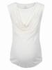 Women' White Bellybutton Maternity Nursing Blouse