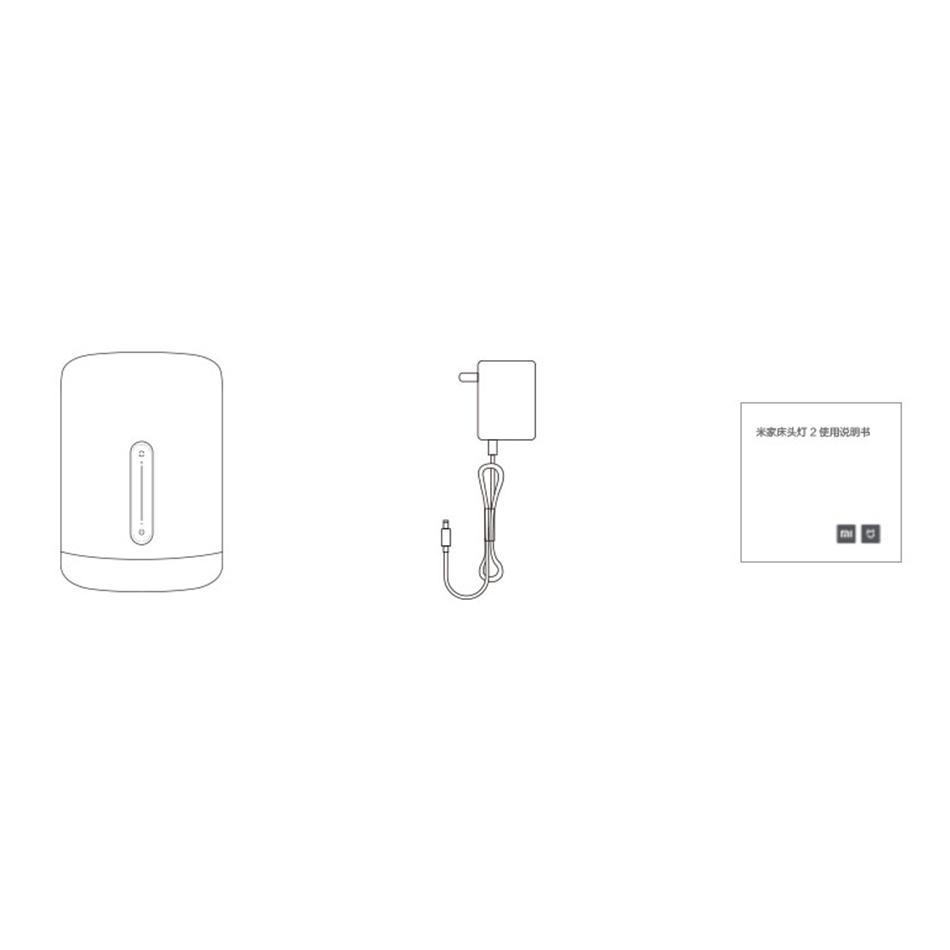 Xiaomi Прикроватная лампа 2 умных настольных светодиодных светильника Mi home APP с беспроводным управлением MIJIA красочный настольный ночник для Apple HomeKit Siri