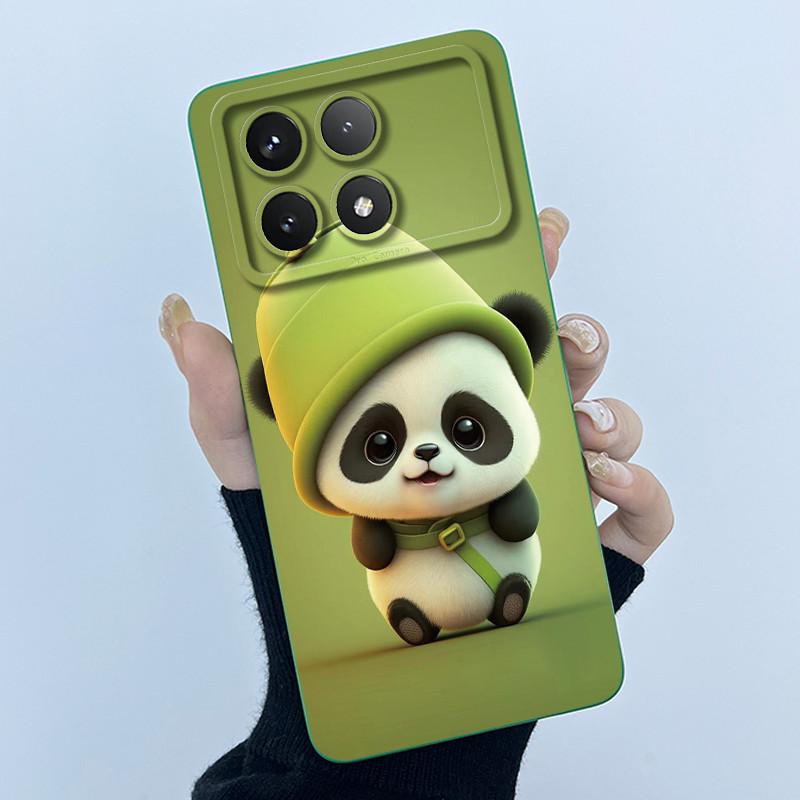 Для Xiaomi Poco X6 Pro 5G Чехол Poco X6Pro Задняя крышка Модный Минимализм Цветочный Мягкий Жидкий Силиконовый Чехол Для PocoX6 Pro Fundas