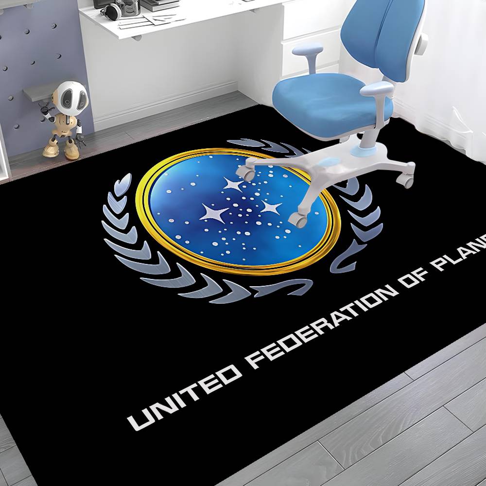 S-Star Trek Door Mat Cheaper Anti-slip Modern Living Room Balcony Printed Bedside Mats