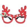 Vibrant Christmas Party Glasses For Children With Playful Reindeer Antlers And Festive Snowman Themes
