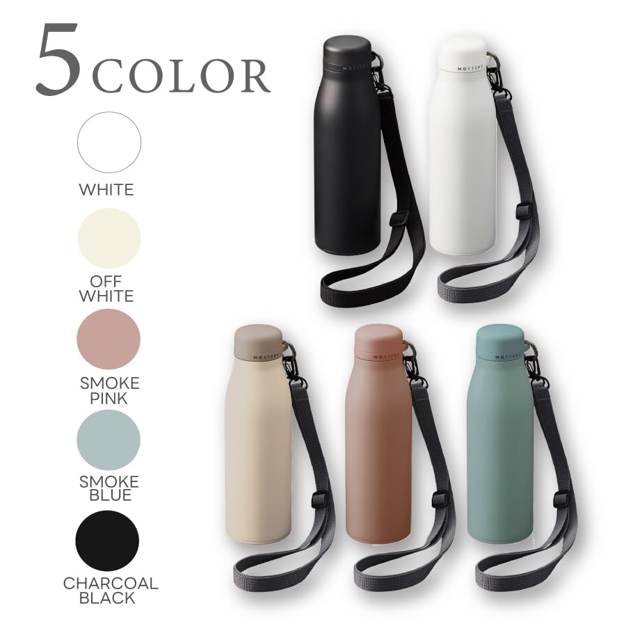 Термобутылка MOTTERU из нержавеющей стали на плечо, 500 мл, бутылка для воды для мальчиков, легко наливать горячую и холодную воду из нержавеющей стали для упражнений на плечо