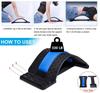 Back Stretcher Massage Tool Stretching Fitness Lumbar Support Relaxation Spine Back Pain Relief