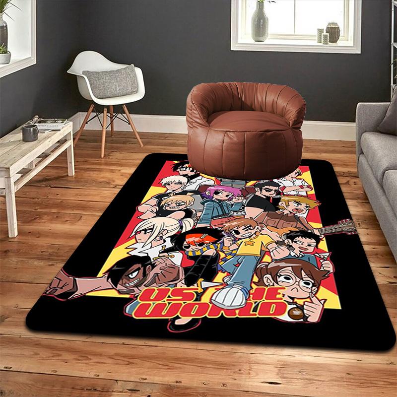 Scott Pilgrim Rug Floor Mat for Living Room or Bedroom Soft and Comfortable Carpet a Gift for Birthday and Holiday.NFF0928551
