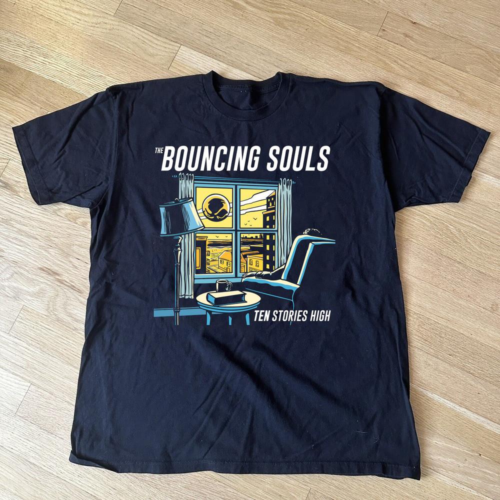 Футболка Bouncing Souls Band Ten Stories High Полный размер S-5XL BT1017 Унисекс Футболка
