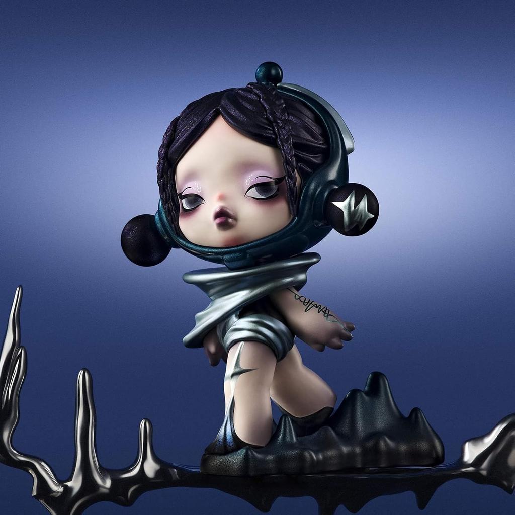 POP MART Фигурки SKULLPANDA Серия Звук, Фигурки SKULLPANDA в Слепой Коробке, Домашние Украшения, Подарки на Праздник и День Рождения, Одиночная Коробка