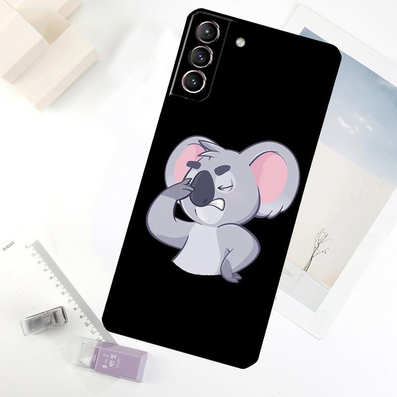 Cute watercolor animal koala Phone Case For Samsung Galaxy S25 S24 S23 S22 S21 S20 S26 Ultra S10 Plus S23 FE S25 FE Cover