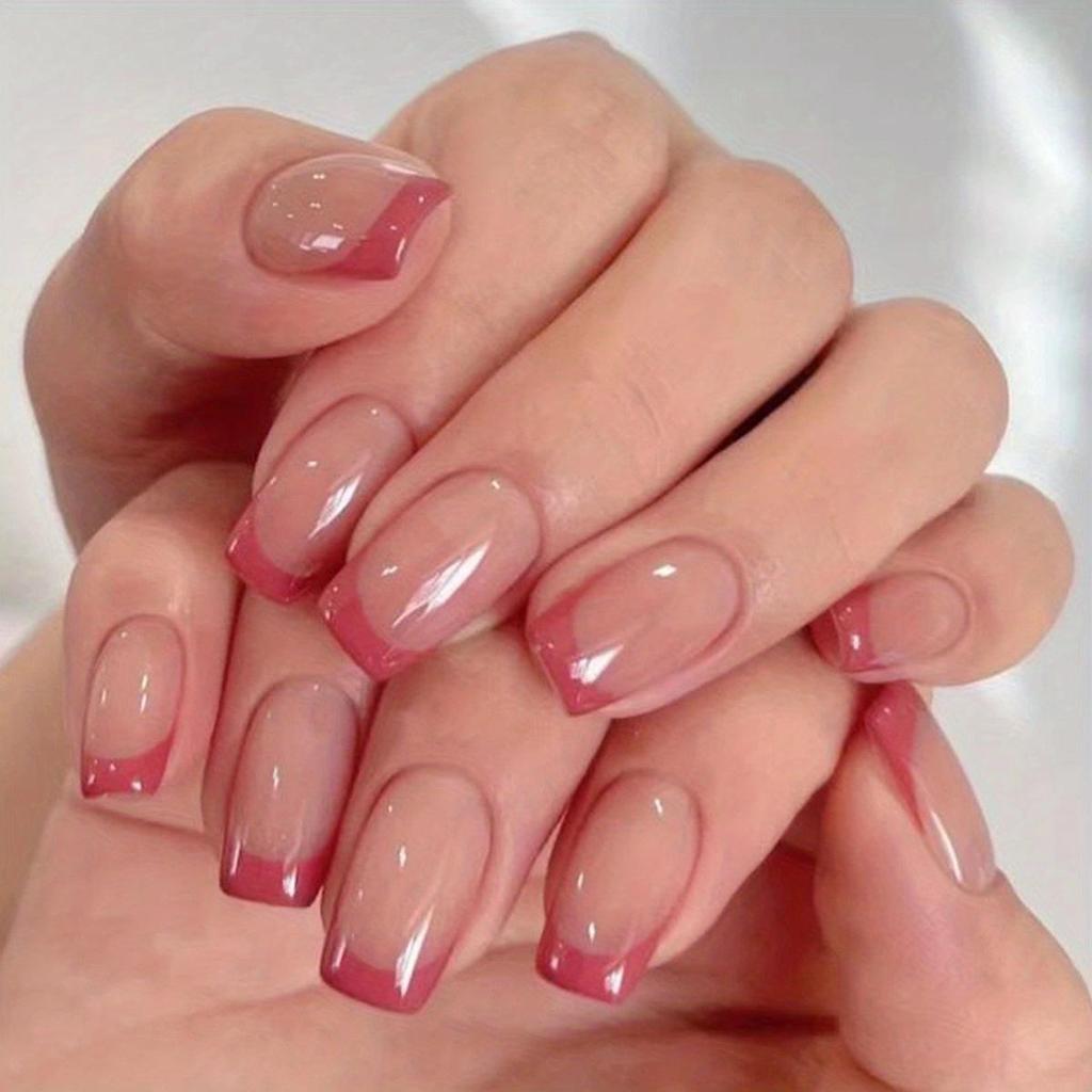 Съемные наклейки для нейл-арта в европейском и американском стиле - Простые, носибельные накладные ногти