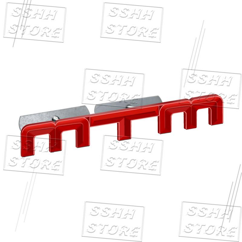 1Pc 3D Metal MTM Logo Front Grille Emblem Sticker For VW Golf Passat Jetta Touareg Tiguan RS5 RS4 RS6 Rear Tail Trunk Bumper Decor