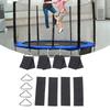 30pcs Practical Trampoline Triangle Repair Rings Galvanized Steel Clip for Kids Jump Bed Stability and Long Time Use