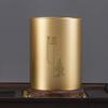 Brass Tea Ceremony Accessory Holder Set Six Tools Organizer Cylinder Home Decor