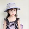 Children's Hat Girl Cartoon Big Hat Brim Sun Protection Hat Little Girl Outdoor Summer Sky Top Sun Hat