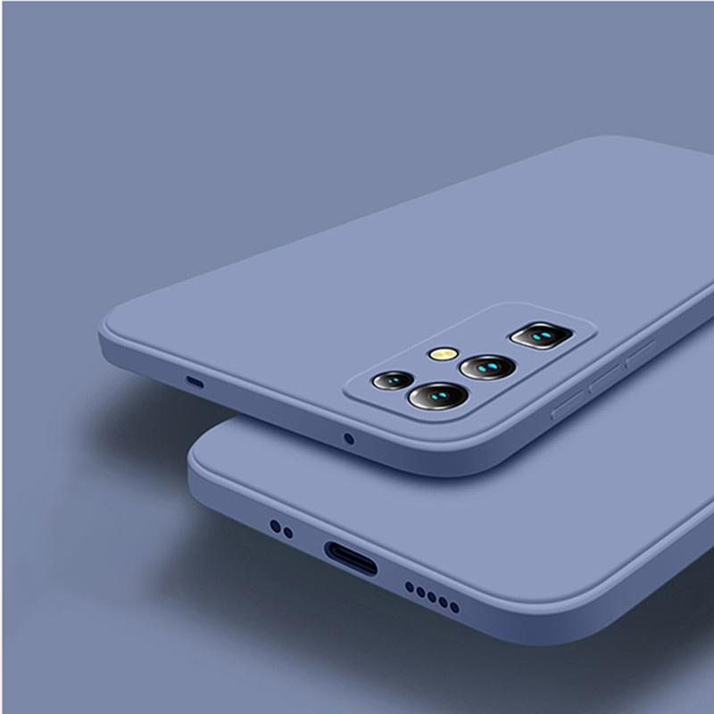 Новый цветной жидкий силиконовый чехол для Samsung Galaxy A72 A52 A32 A22 A71 A51 A70 A21S A50 A30S A13 A73 A53 A23, чехол из мягкого ТПУ