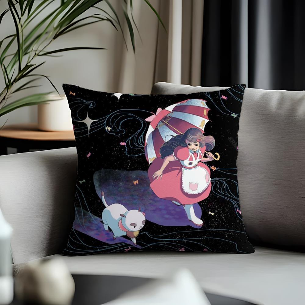 Hot BBbee and Puppycatied Cushion Cover Antidustmite Pillowcase Invisible Zipper Silky Short Plush Sofa Cushion Cover