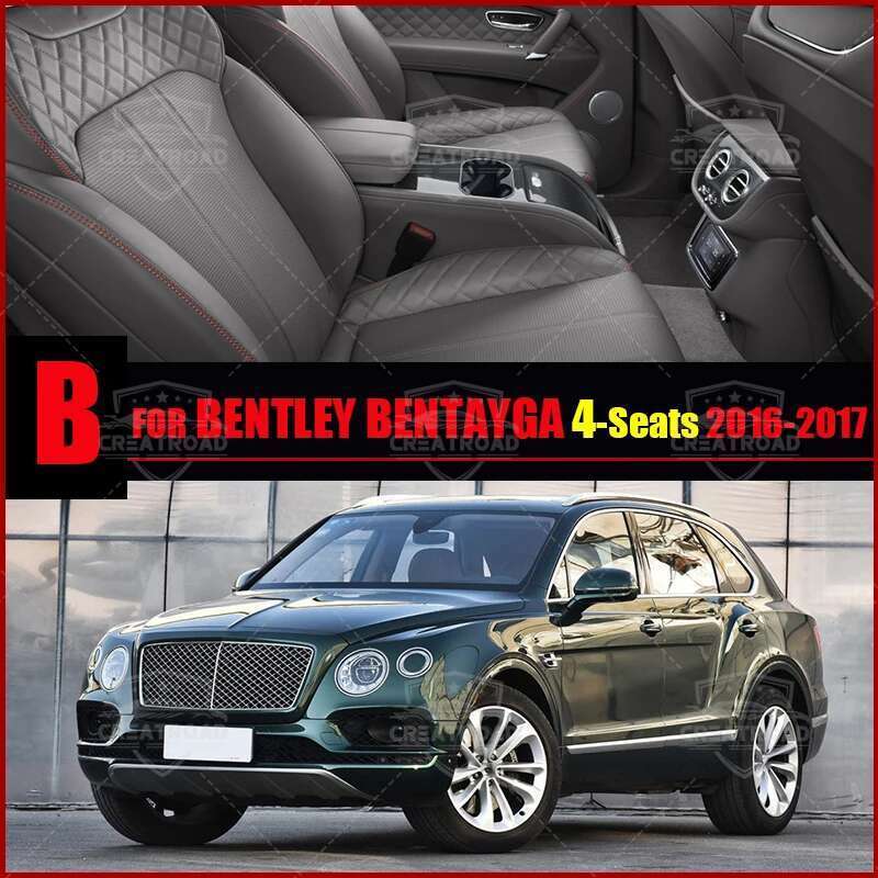 Автомобильные коврики для пола для Bentley Bentayga 4-местный/5-местный 2016 2017 2018 Накладки для ног Автомобильный ковер Покрытие Аксессуары для интерьера