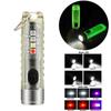 Mini Keychain Flashlight Multifunctional 400lm High Brightness Usb C Rechargeable Magnetic Torch