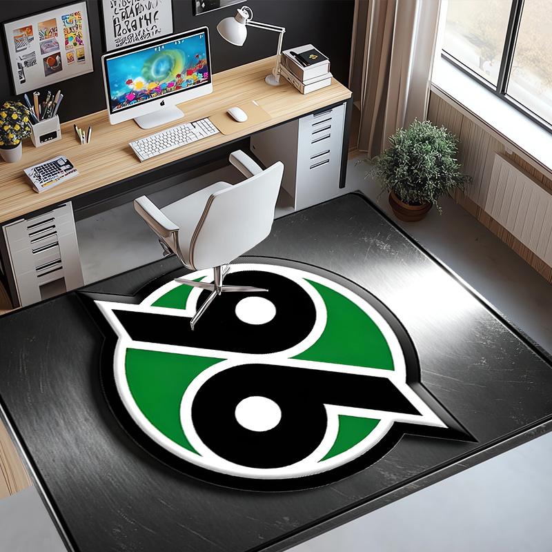 Ковер с футбольным узором Hannover 96, Коврик для помещений/улицы, для пикника, игровой комнаты, спальни, офиса, гостиной, ковер для декора дома, подарок на день рождения
