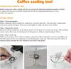 Frozen Ball For Espresso Coffee Reusable Cooling Coffee Tool Stainless Steel Ice Balls Cooling Coffee Flavor Enhancer Gadgets