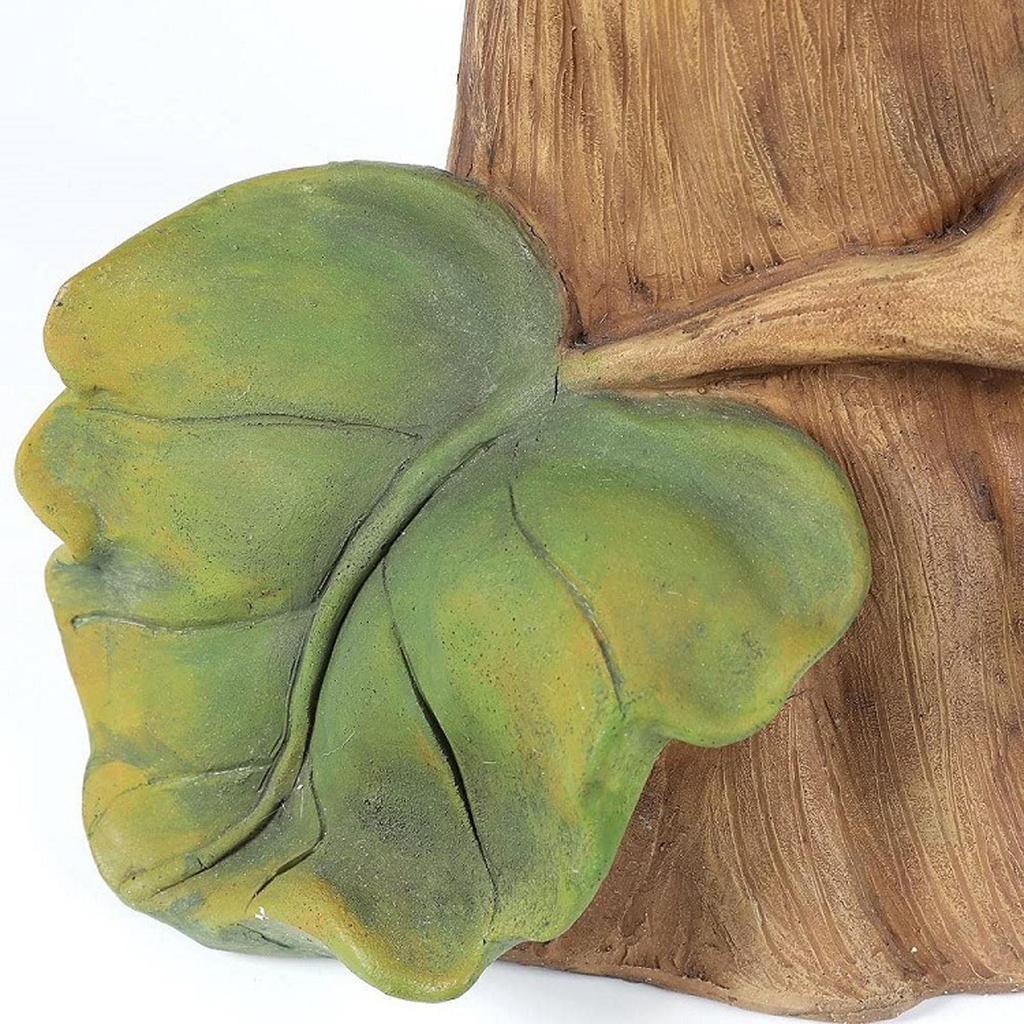 Polyresin Sunflower Bird Bath Indoor Outdoor Decorative Ornaments Bird Feeder