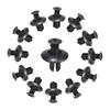 Universal Car Hole Plastic Rivets Fastener Push Clip Black Bumper Door Trim Panel Retainer Fastener Clip Car Accessories
