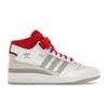 Forum Mid White Scarlet Кроссовки унисекс Обувь-Белый Серый-Два FY6819