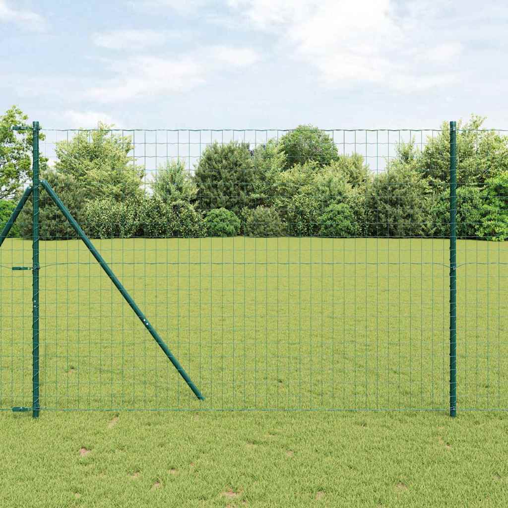 Euro Fence Green 1.6 x 10 m PVC Coated Iron