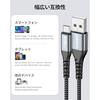 SUNGUY Micro USB Cable 2M [Set of 3]QC3.0/2.0 Up To 18W Fast Charging USB2.0 Data Transfer Micro Usb Cable High Durability Nylon Knitting Galaxy S7 /