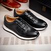 Light Luxury Leather Shoes Men'S Leather Casual Shoes Fashion Party Men'S Shoes Large Size Casualleathershoes