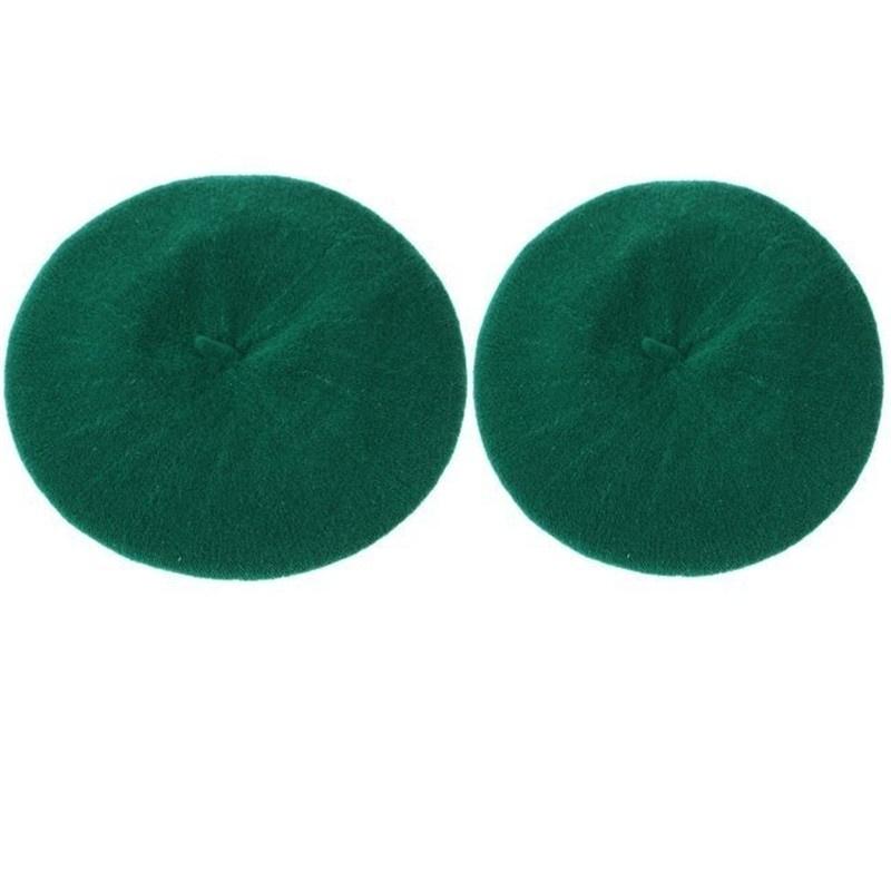 Детские теплые шерстяные шапки, берет, шапка-бини, лыжная шапка