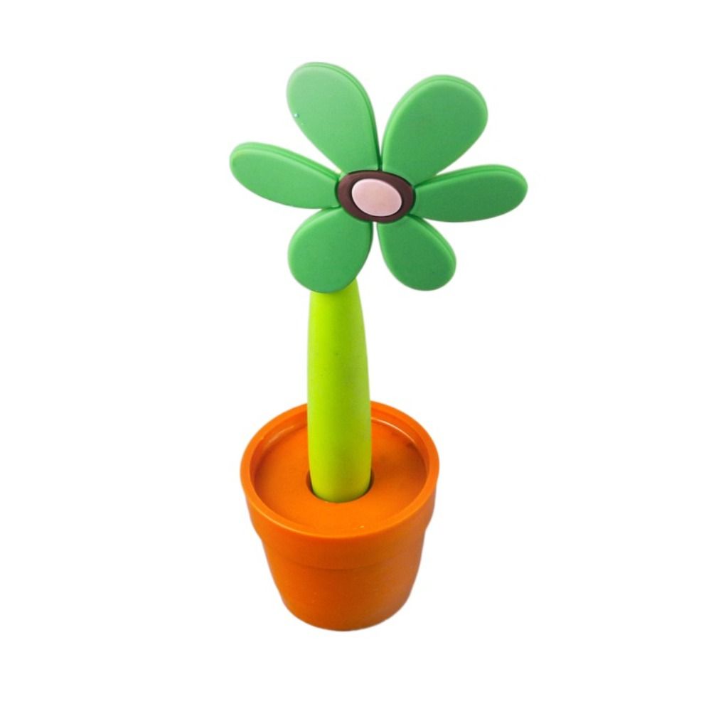 Plastic Writing Signing Pen Cartoon Sunflower Ballpoint Pen New Ballpoint Pen