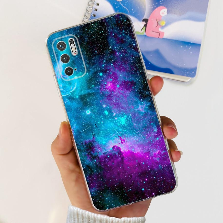 Чехол для Xiaomi Poco M3 Pro 5G 2021 Модный Бабочка Космос Бампер Мягкая Силиконовая Задняя Крышка Для Xiaomi Poco M3 Pro 4G Чехол 6.5"