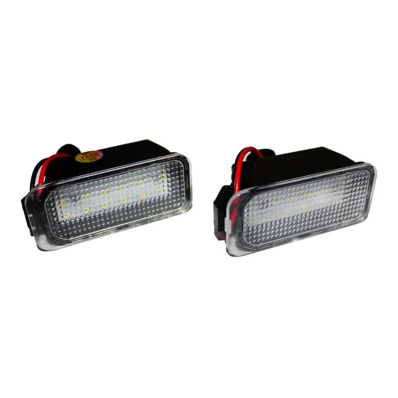 LED License Plate Light For Ford Jaguar XJ XF Fiesta Focus S-MAX Grand C Max Mondeo Kuga Galaxy Ecosport Canbus