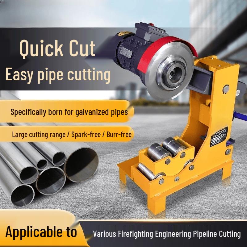 Jinglian Industrial Pipe Cutter & Grooving Machine CN plug (adapter included)